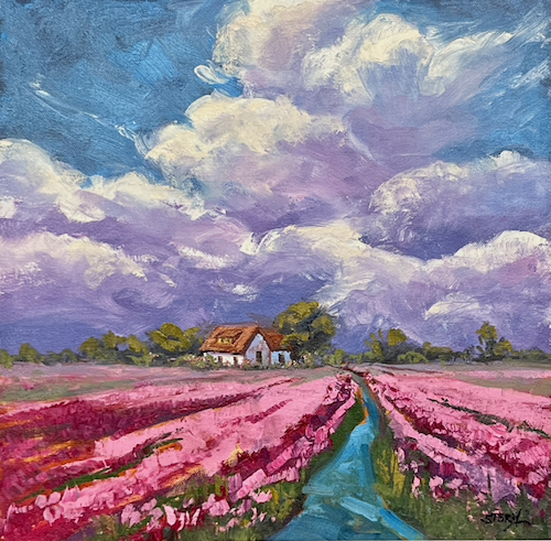 After The Storm 12x12 $675 at Hunter Wolff Gallery